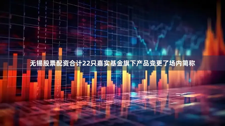 无锡股票配资合计22只嘉实基金旗下产品变更了场内简称